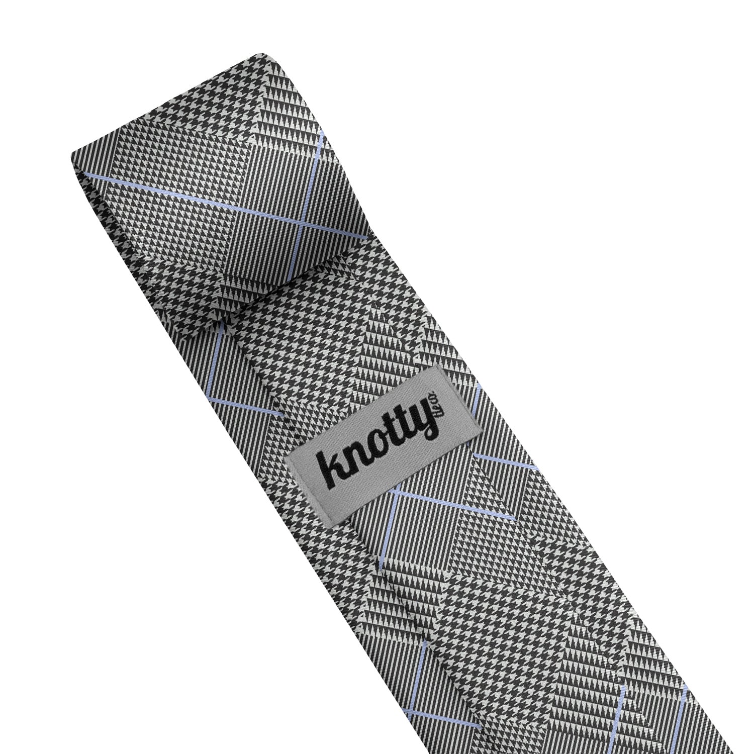 Jezebel Plaid Necktie - Tag - Knotty Tie Co.