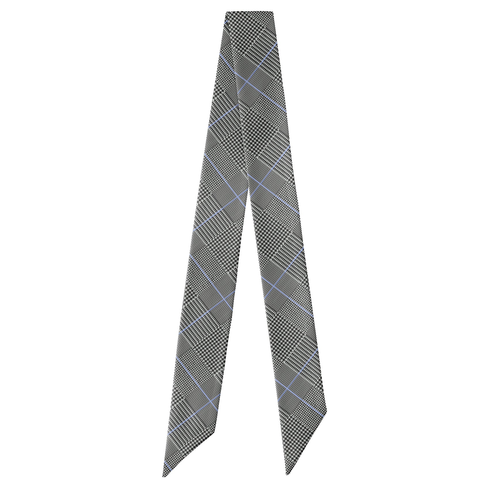 Jezebel Plaid Hair Scarf - Full View of Hair Scarf - Knotty Tie Co.