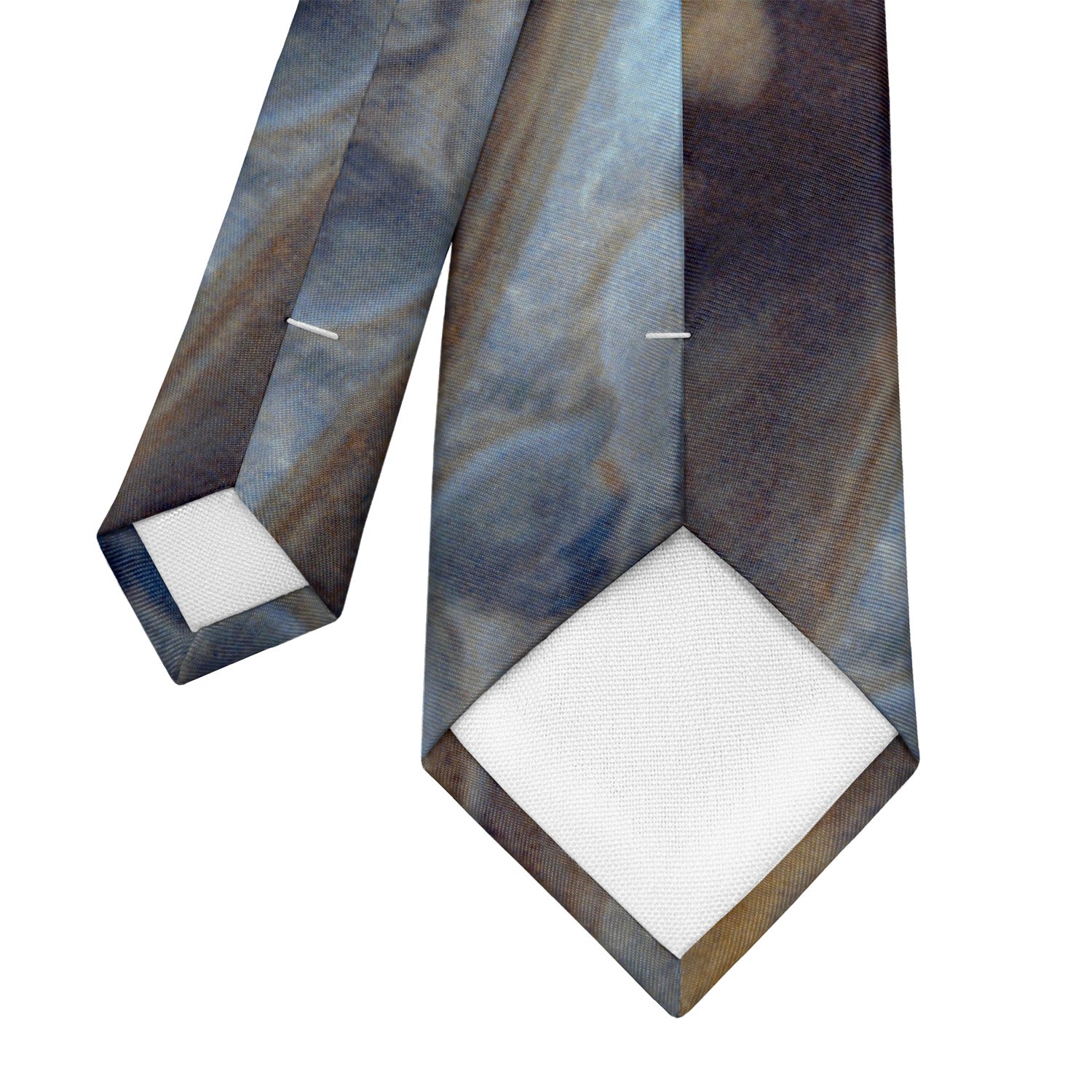 Jupiter's Spot Necktie - Tipping - Knotty Tie Co.