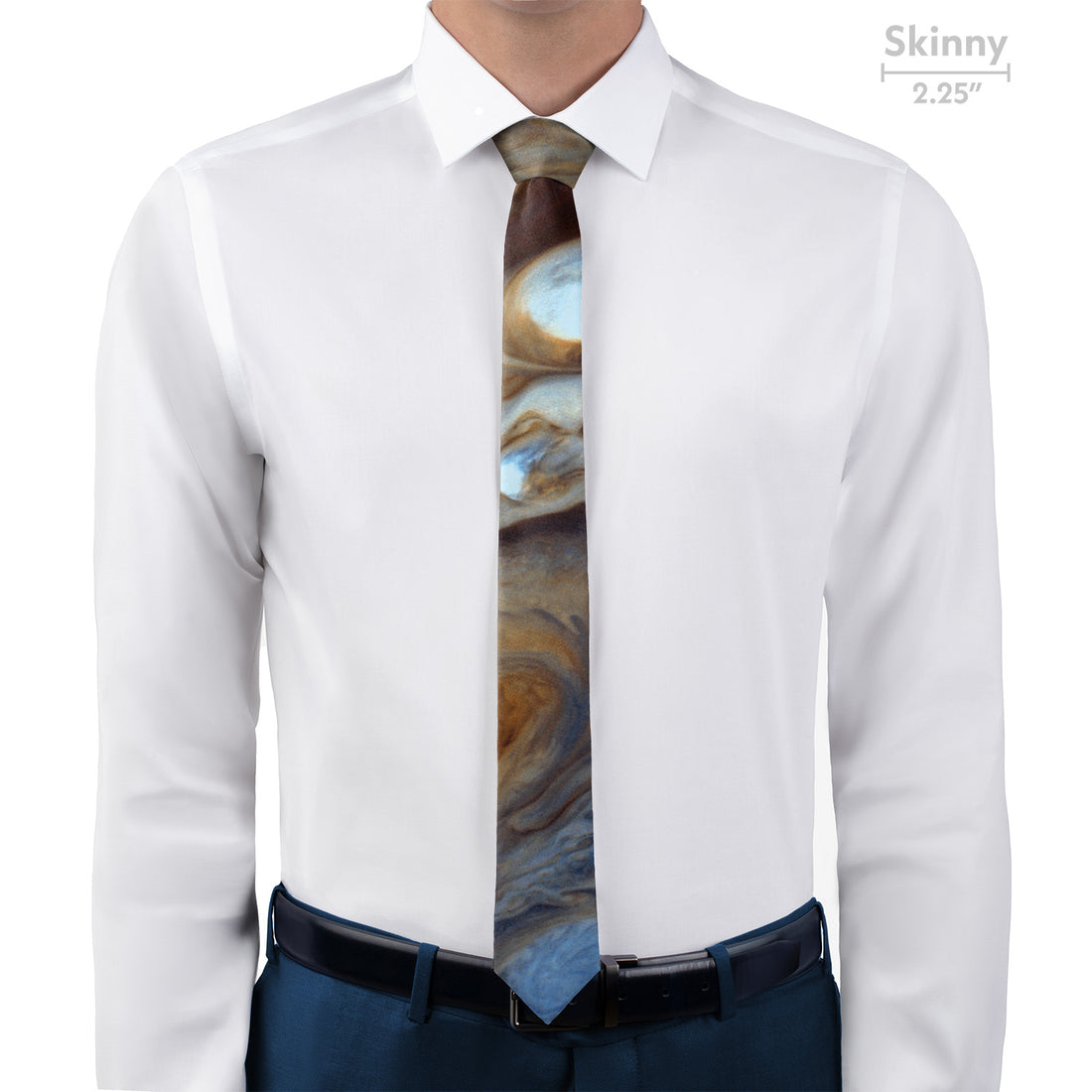 Jupiter's Spot Necktie - Skinny - Knotty Tie Co.