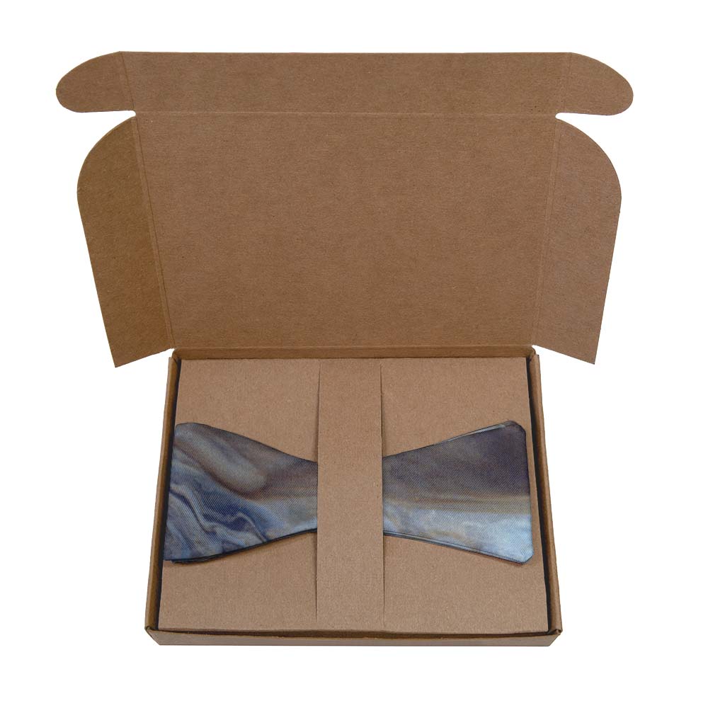 Jupiter's Spot Bow Tie- Kraft Gift Box Packaging - Knotty Tie Co.