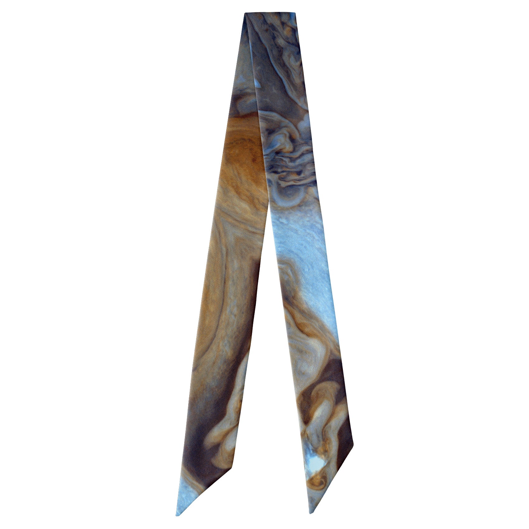 Jupiter's Spot Hair Scarf - Full View of Hair Scarf - Knotty Tie Co.