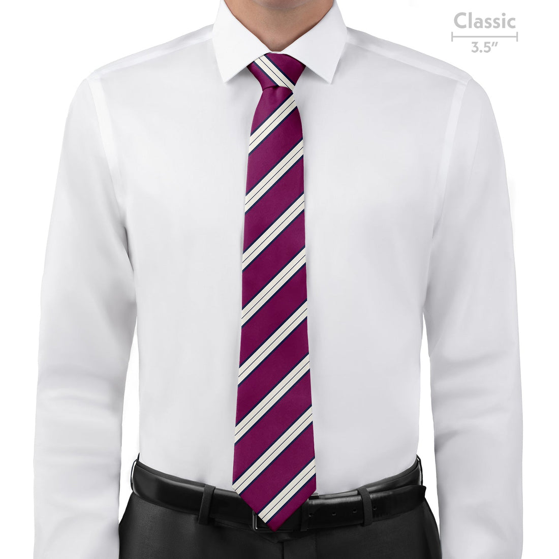 Kalamath Stripe Necktie - Classic - Knotty Tie Co.