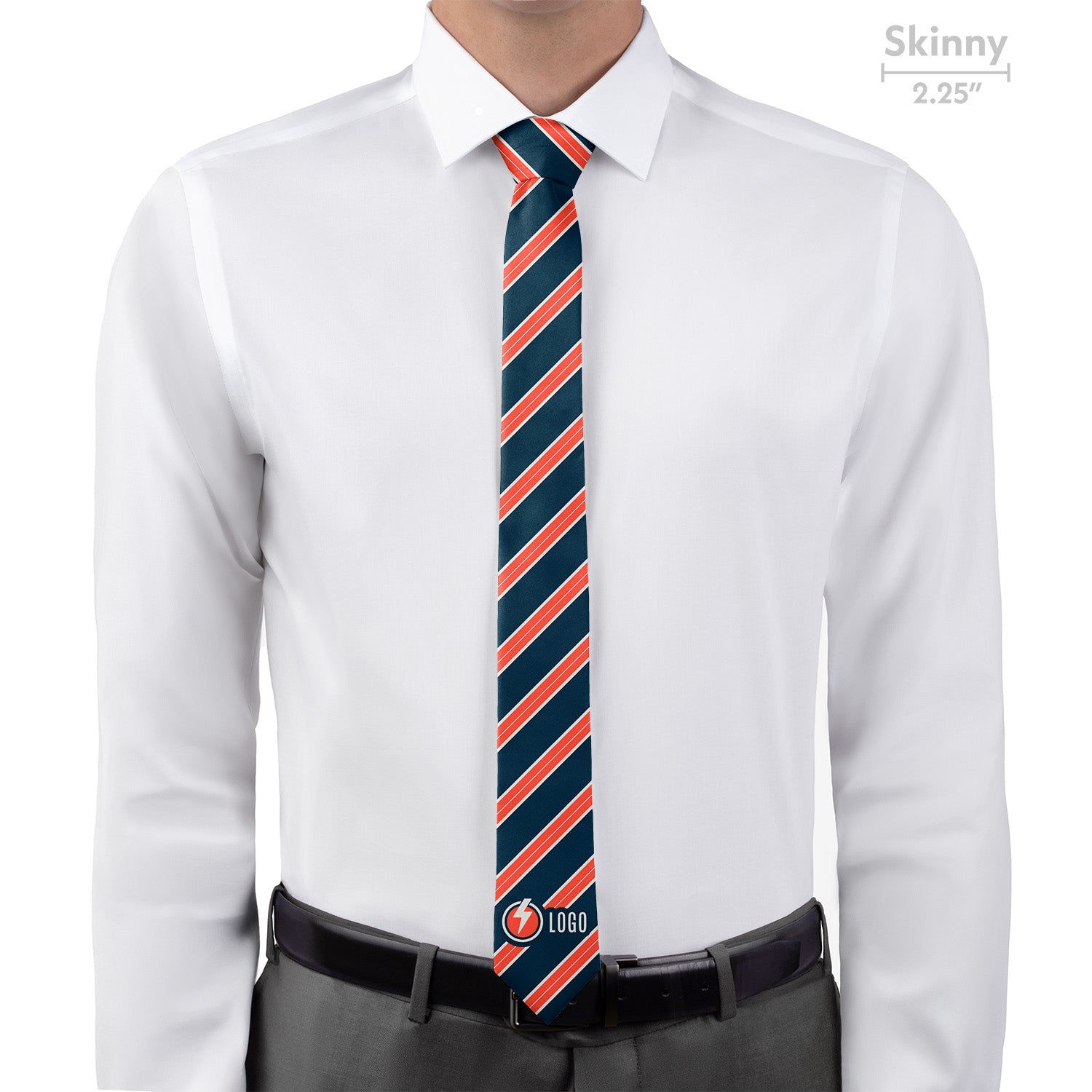 Custom Kalamath 1 Logo Tie - Skinny - Knotty Tie Co.