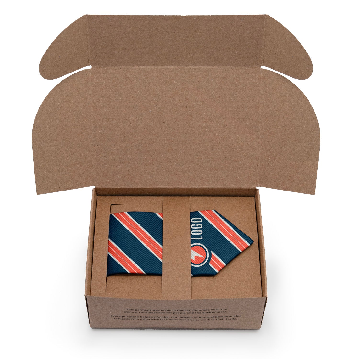 Custom Kalamath 1 Logo Tie - Packaging - Knotty Tie Co.