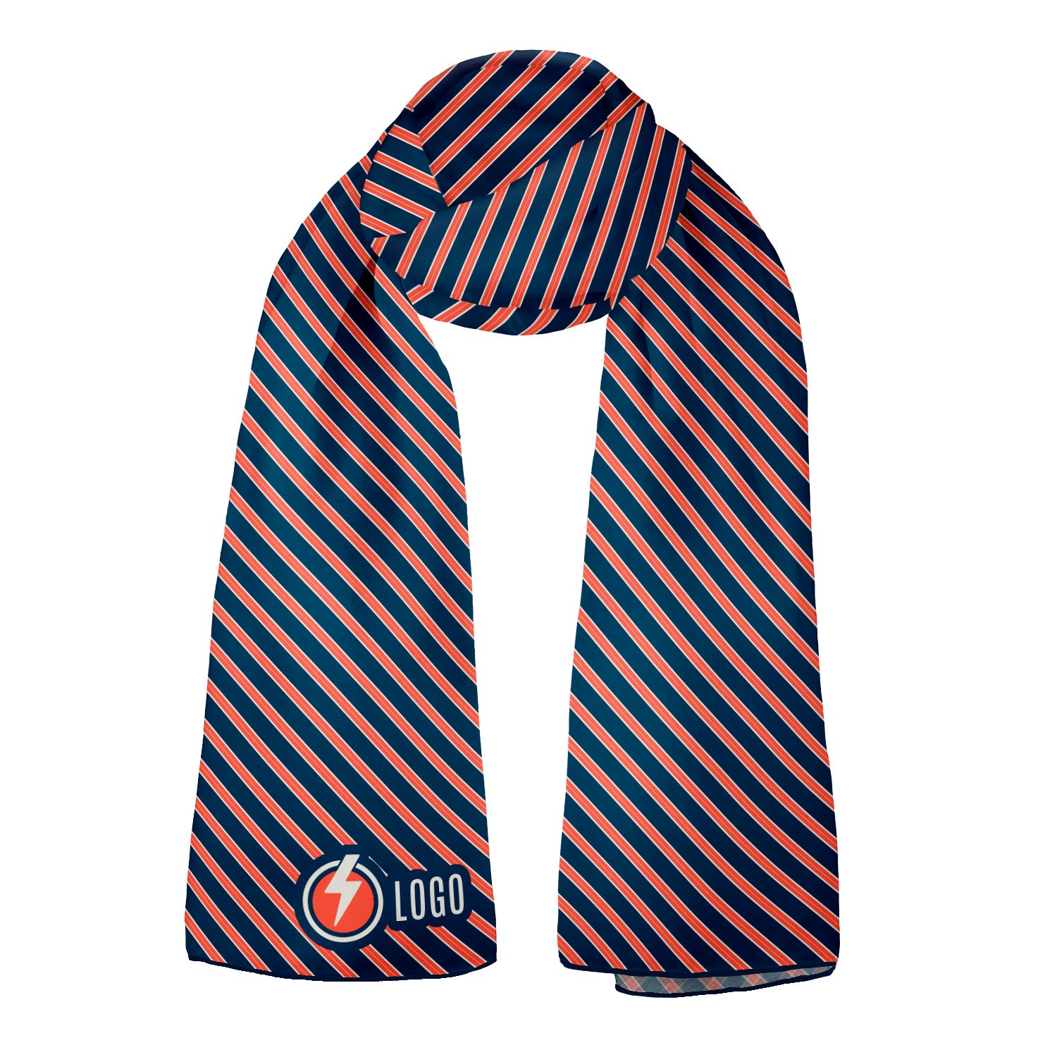 Kalamath 4 72 x 24 Rectangle Chiffon Logo Scarf - Knotty Tie Co.