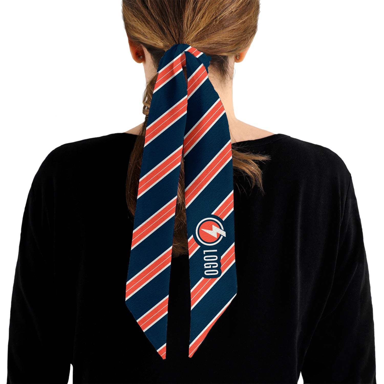 Kalamath 4 Hair Pony Tail Logo Scarf - Knotty Tie Co.