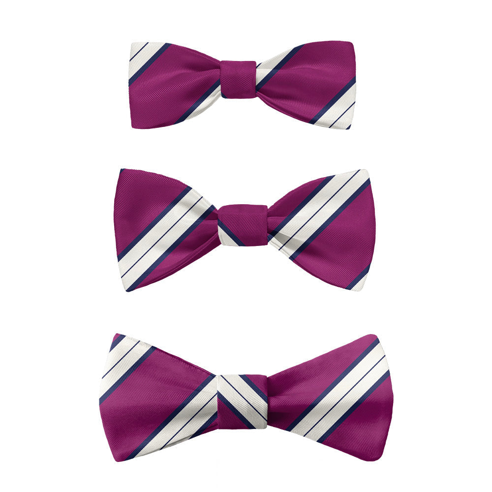 Kalamath Stripe Bow Tie -  -  - Knotty Tie Co.