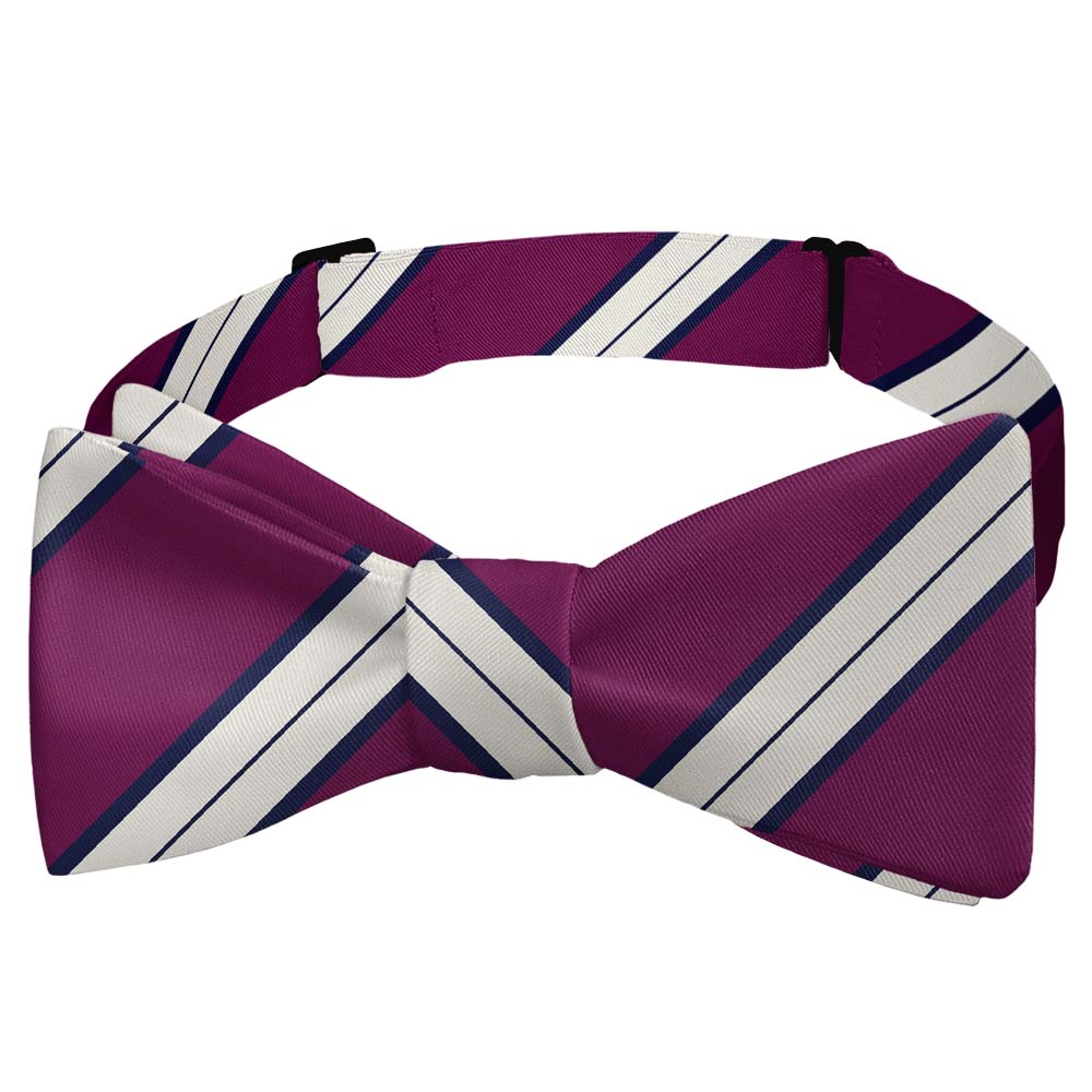 Kalamath Stripe Bow Tie - Self Tie Bow Tie - Knotty Tie Co.