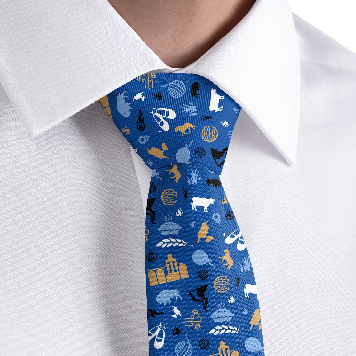 Kansas State Heritage Necktie - Rolled - Knotty Tie Co.