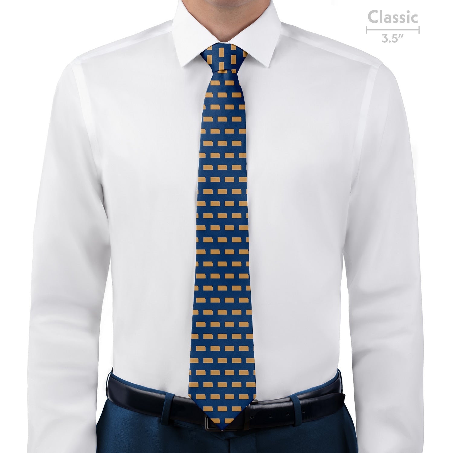 Kansas State Outline Necktie - Classic - Knotty Tie Co.