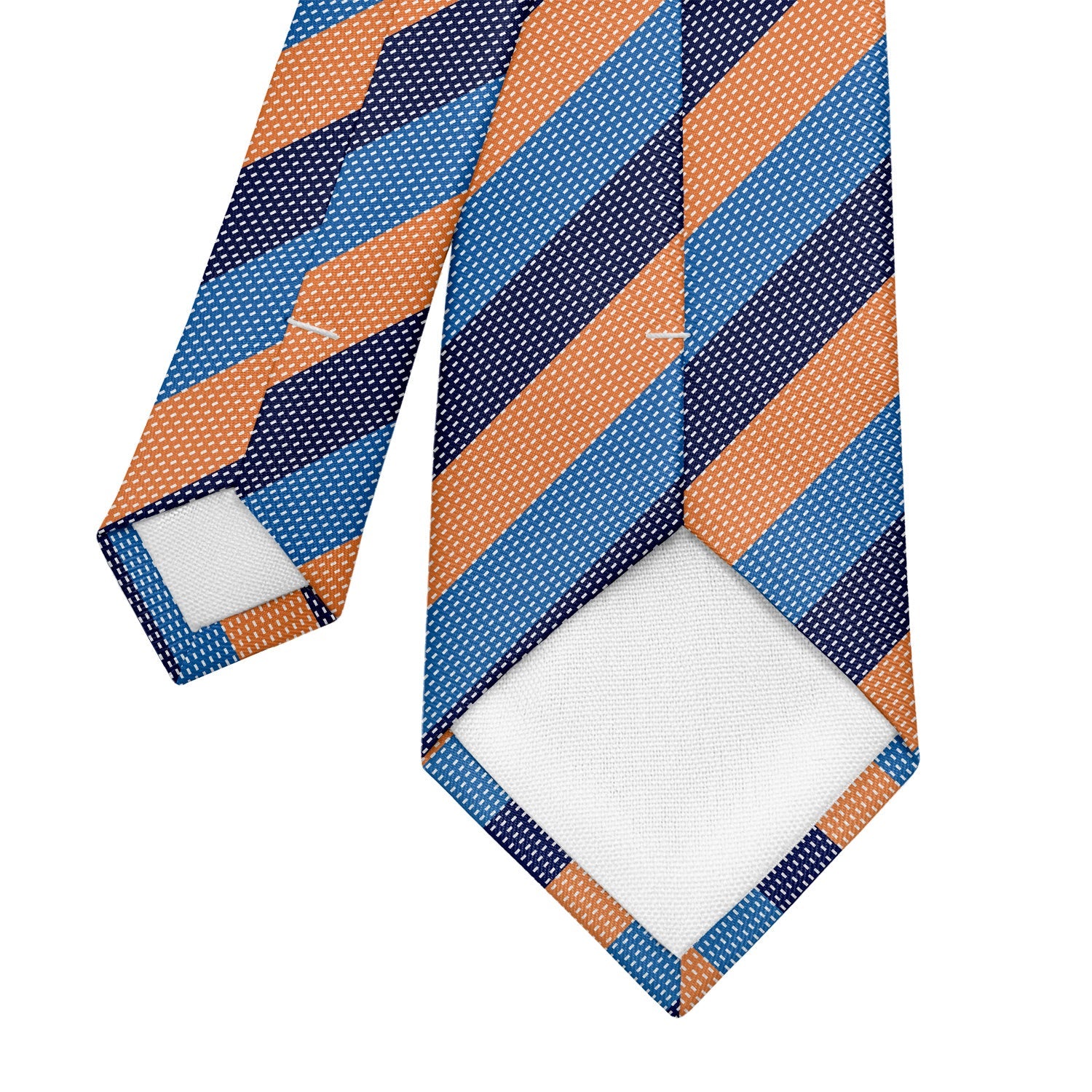 Kent Stripe Necktie - Tipping - Knotty Tie Co.