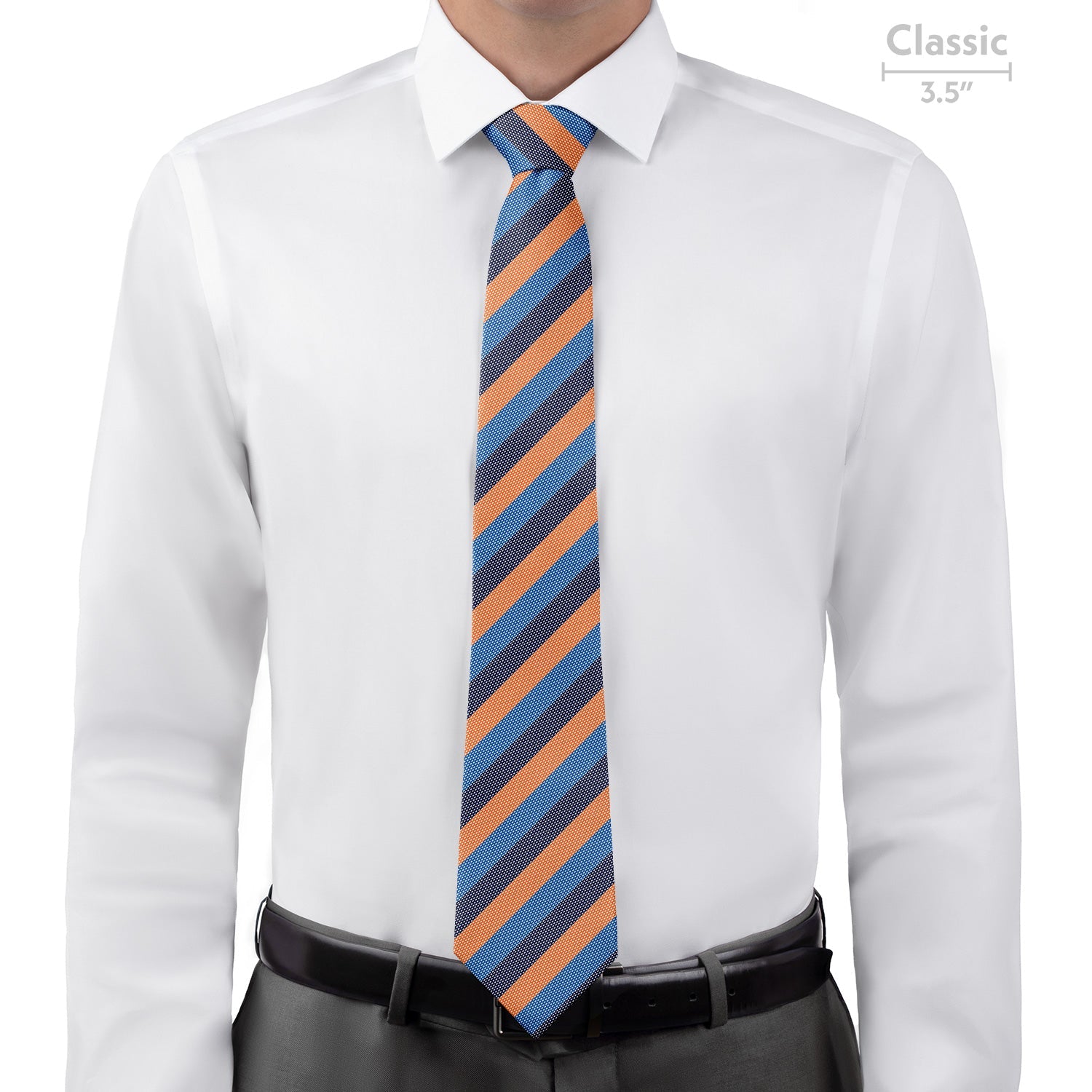 Kent Stripe Necktie - Classic - Knotty Tie Co.