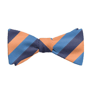 Kent Stripe Bow Tie - Adult Standard Self-Tie 14-18" -  - Knotty Tie Co.