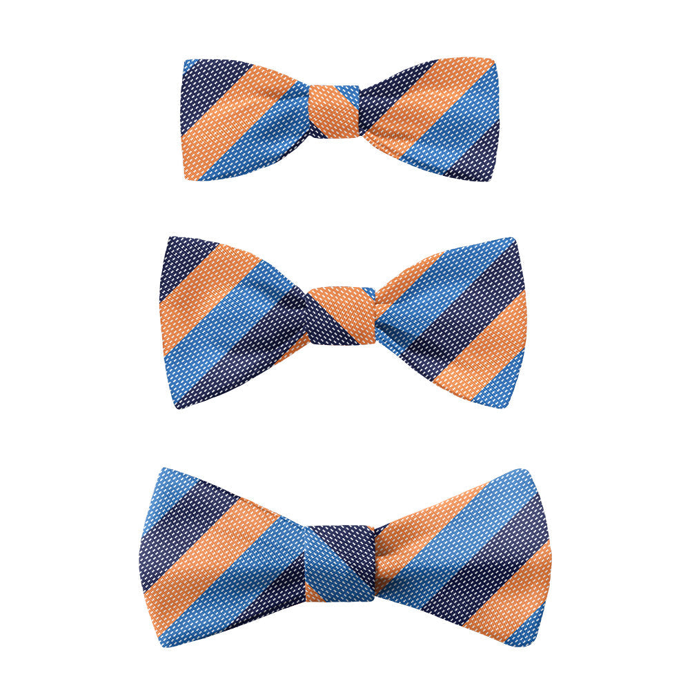 Kent Stripe Bow Tie -  -  - Knotty Tie Co.