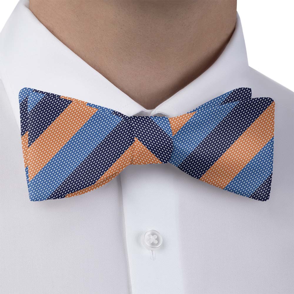 Kent Stripe Bow Tie - Bow Tie with Dress Shirt - Knotty Tie Co.