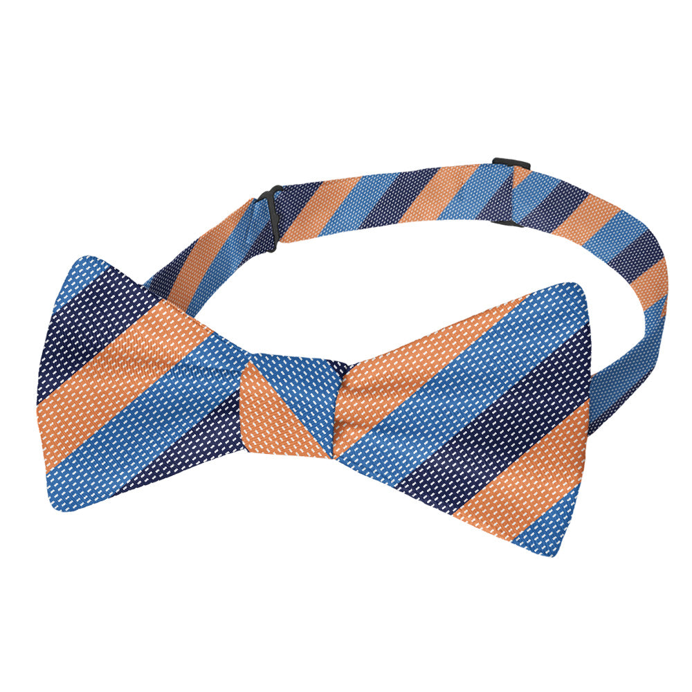 Kent Stripe Bow Tie - Pre-Tied Bow Tie - Knotty Tie Co.