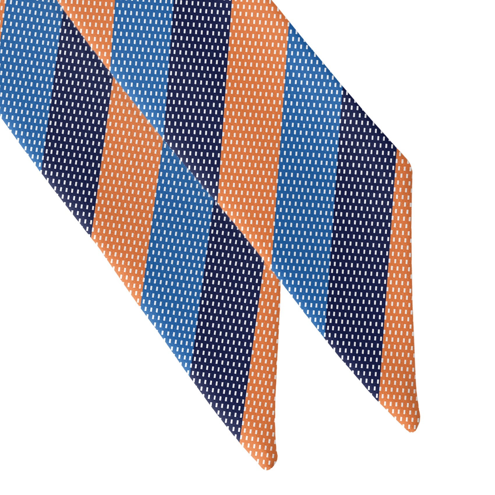 Kent Stripe Hair Scarf - Scarf Tapered Ends - Knotty Tie Co.