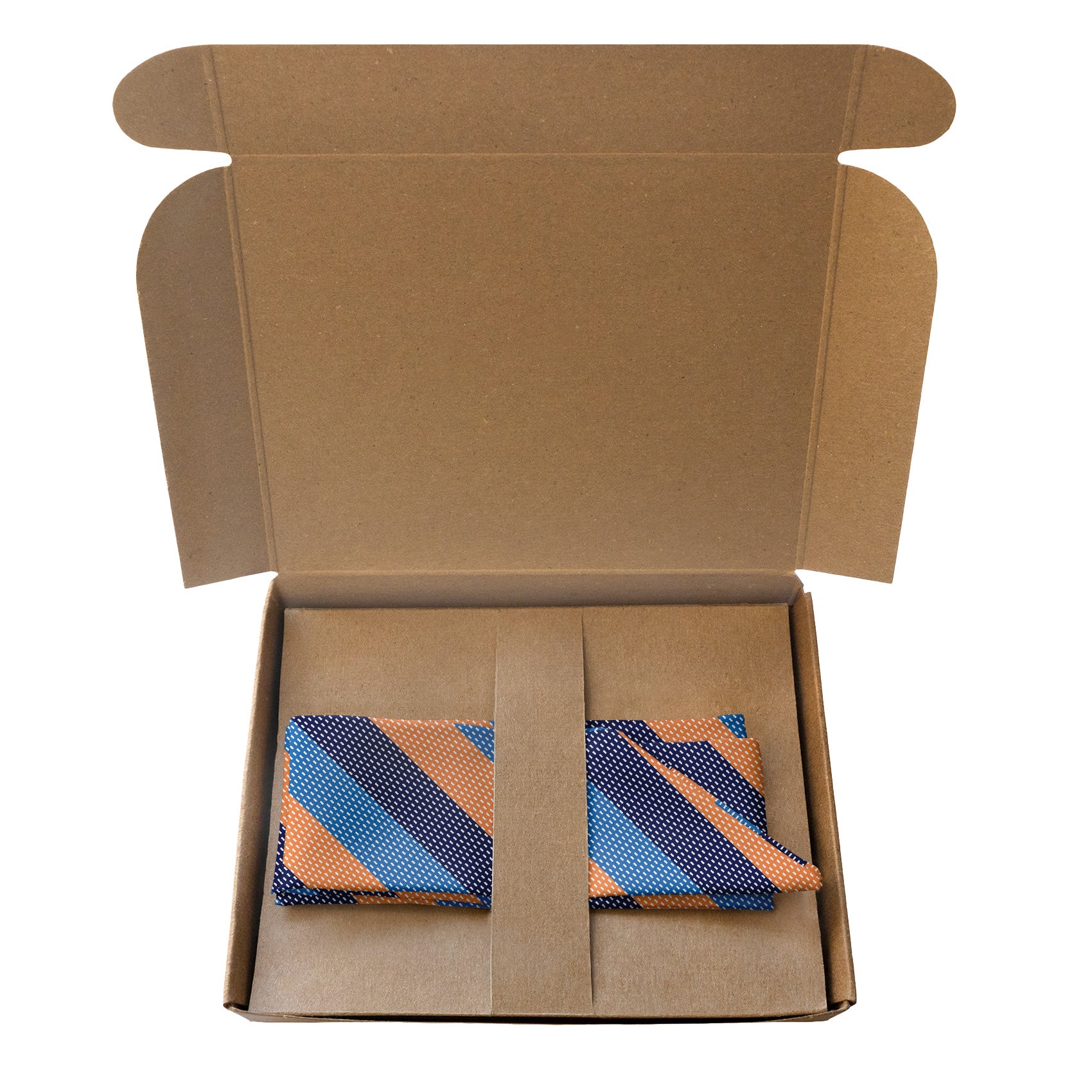 Kent Stripe Hair Scarf - Packaging - Knotty Tie Co.