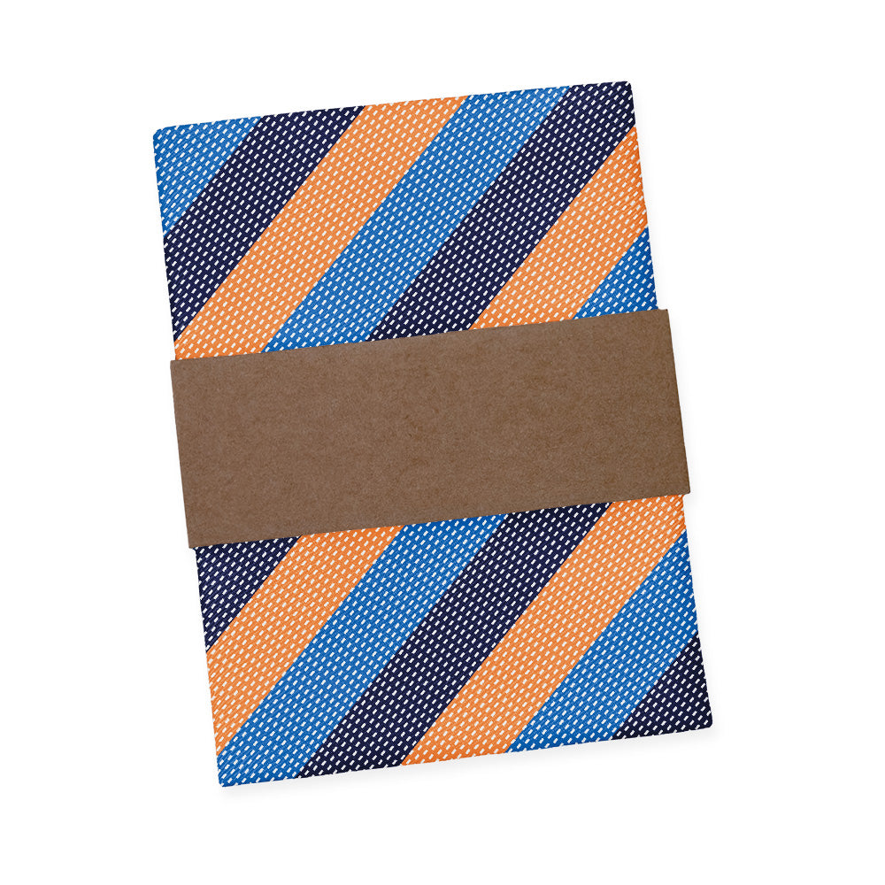 Kent Stripe Pocket Square - Packaging - Knotty Tie Co.