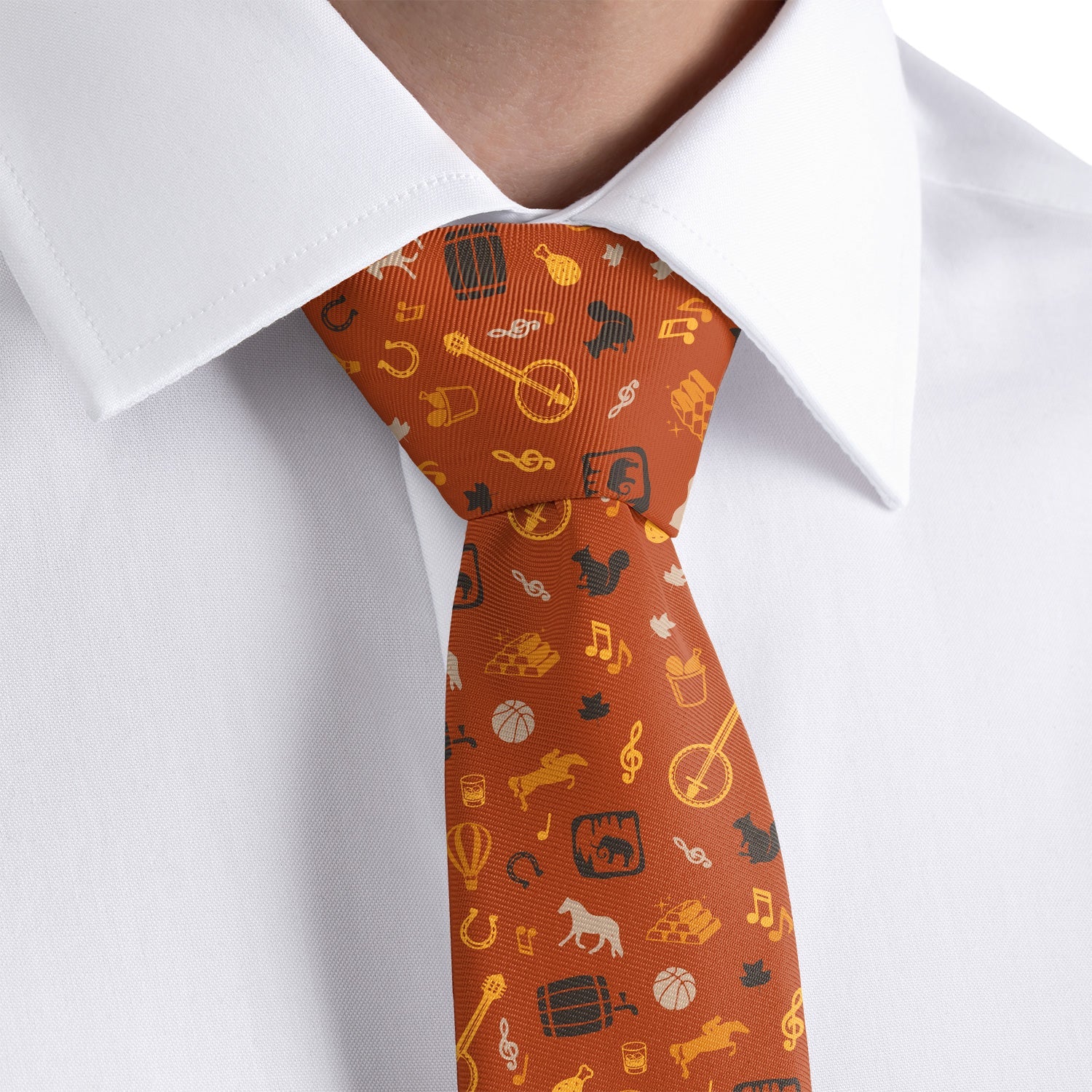 Kentucky State Heritage Necktie - Rolled - Knotty Tie Co.