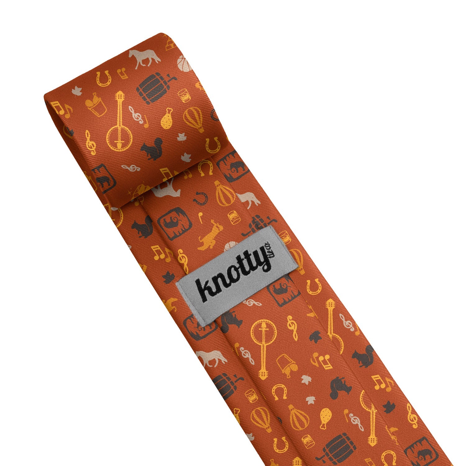 Kentucky State Heritage Necktie - Tag - Knotty Tie Co.
