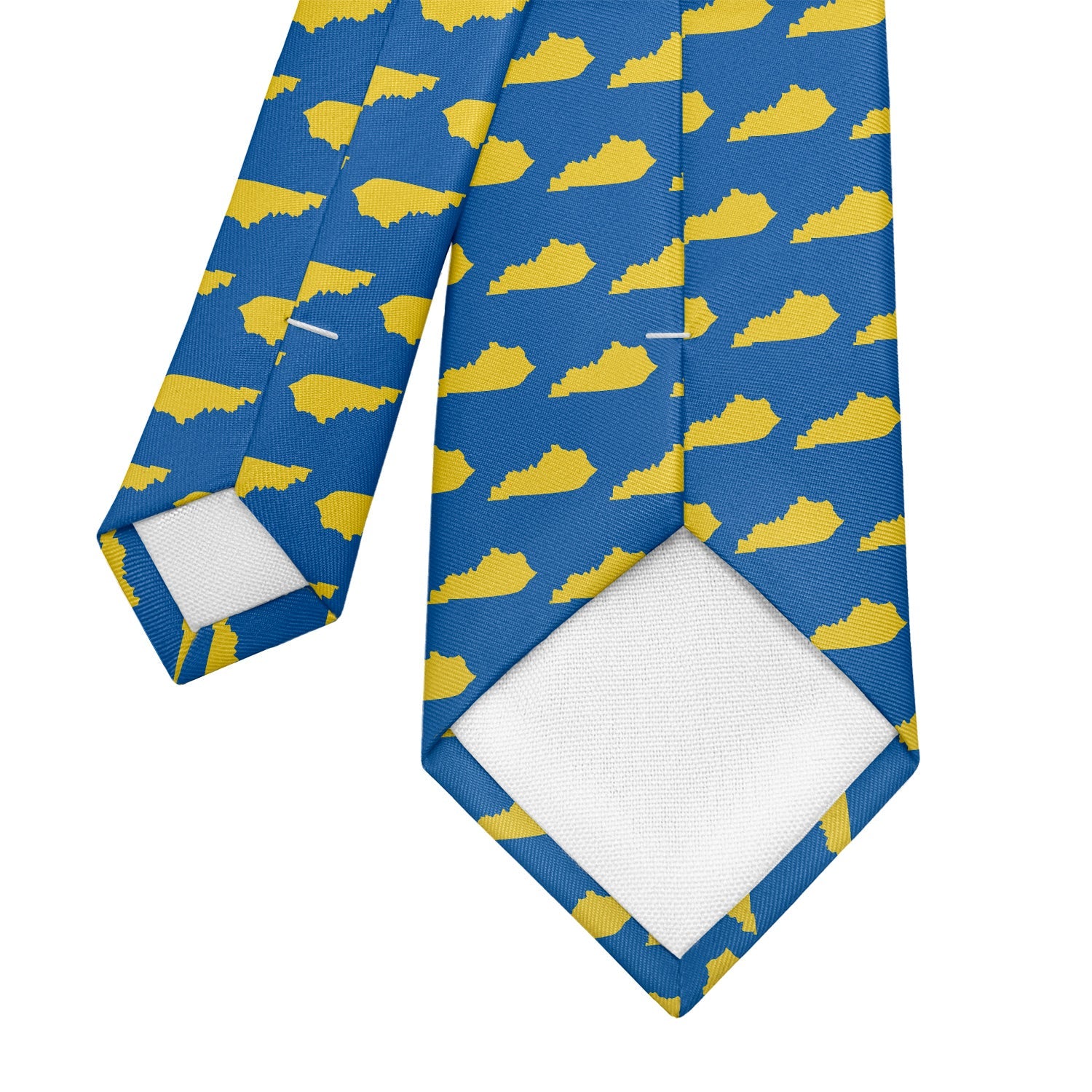 Kentucky State Outline Necktie - Tipping - Knotty Tie Co.