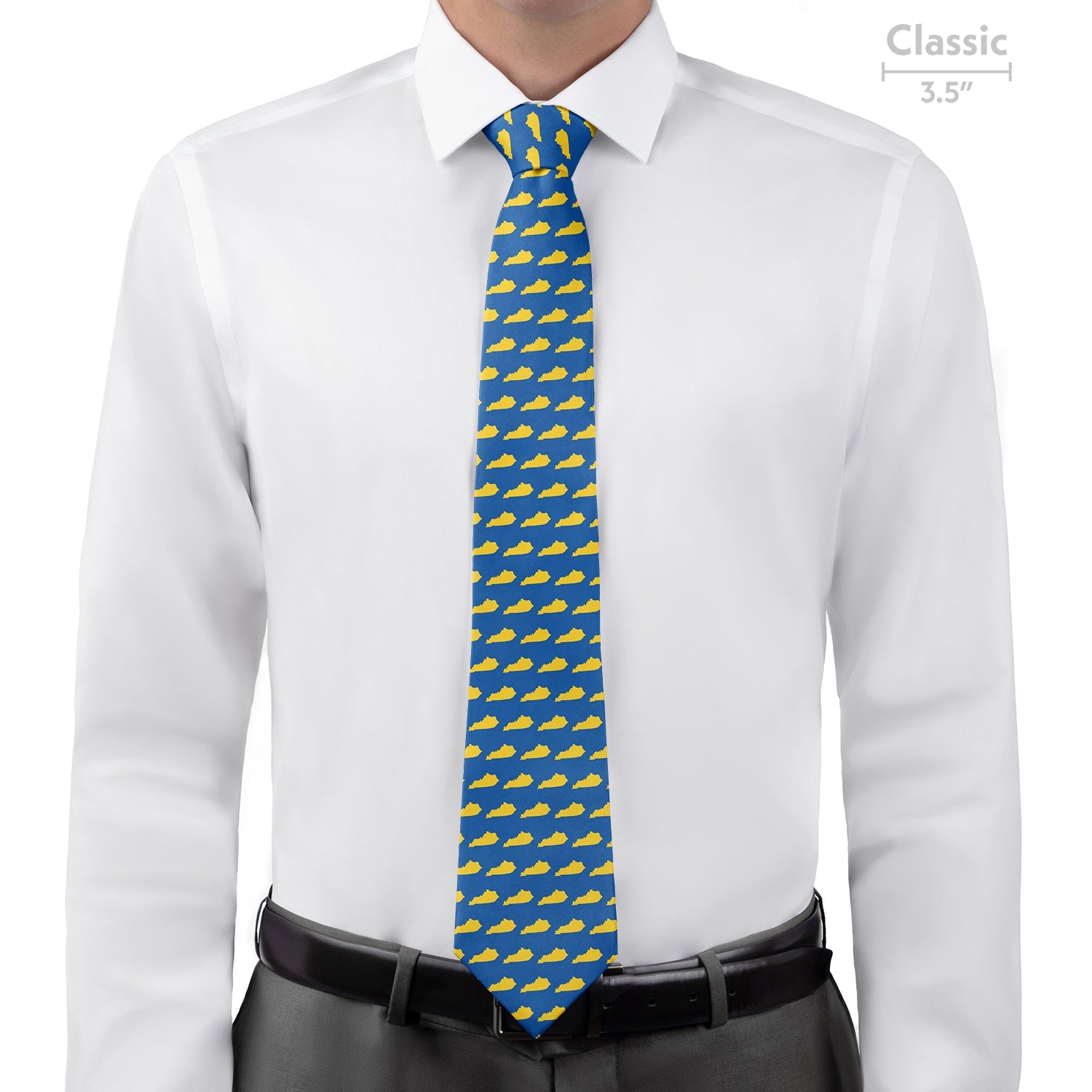 Kentucky State Outline Necktie - Classic - Knotty Tie Co.