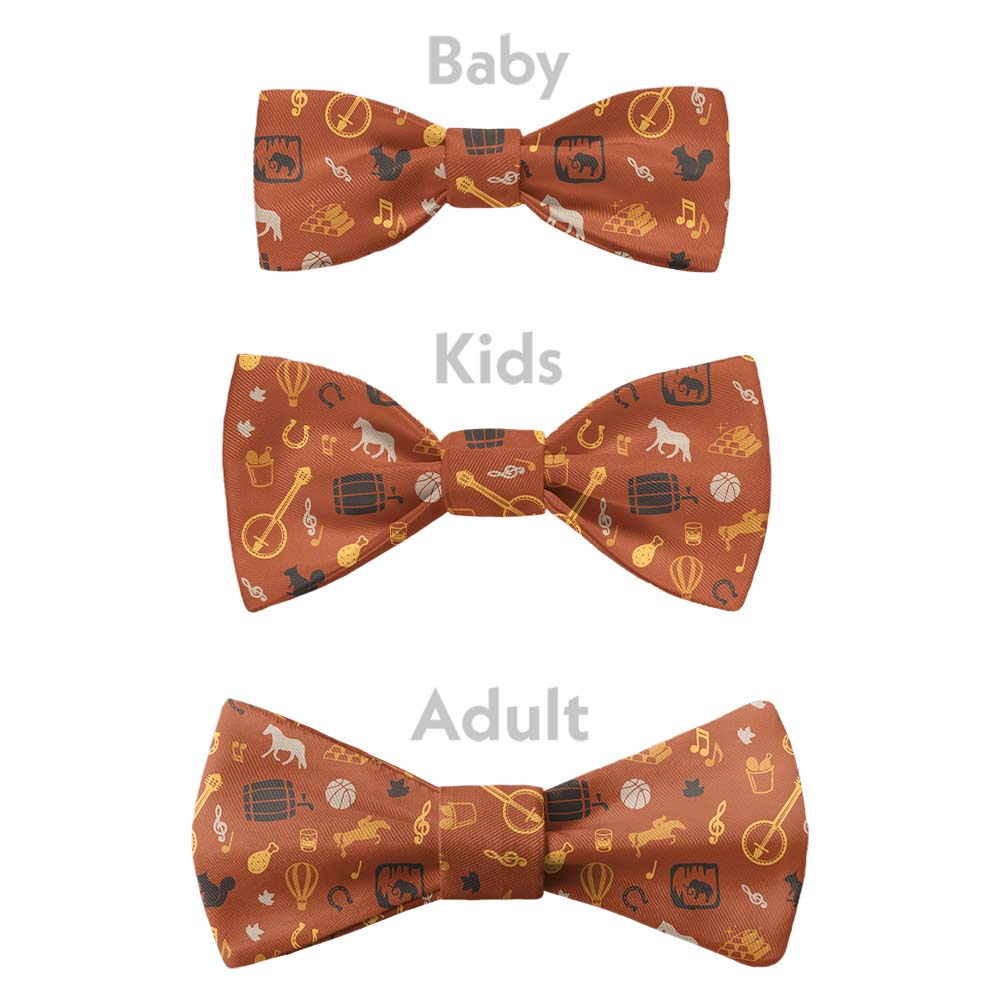 Kentucky State Heritage Bow Tie - Bow Sizes - Knotty Tie Co.