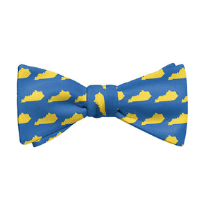 Kentucky State Outline Bow Tie - Adult Standard Self-Tie 14-18" -  - Knotty Tie Co.