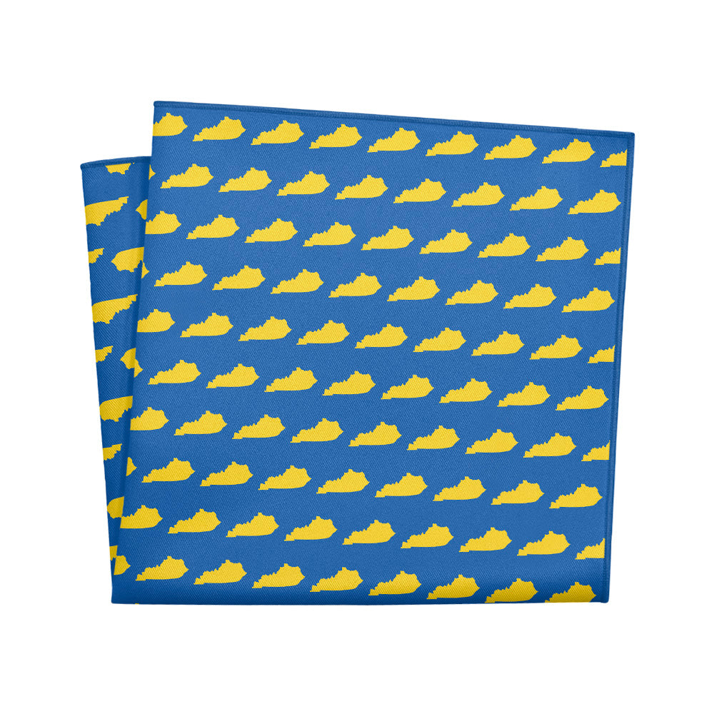 Kentucky State Outline Pocket Square - 12" Square - Knotty Tie Co.