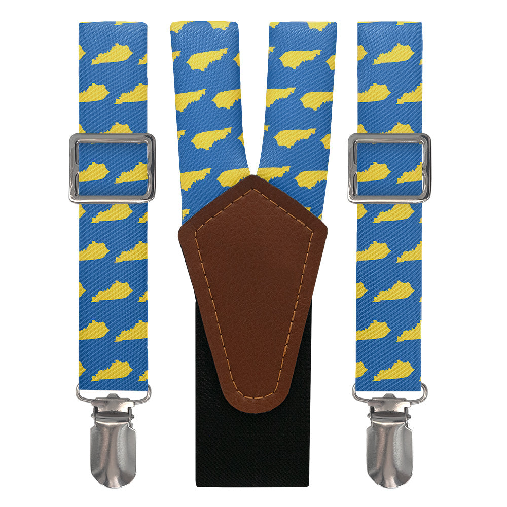 Kentucky State Outline Suspenders - Main View - Knotty Tie Co.