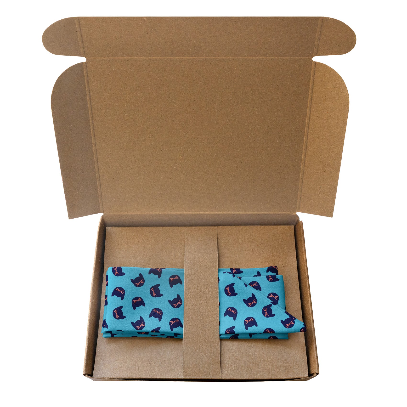 Kitty Cats Hair Scarf - Packaging - Knotty Tie Co.