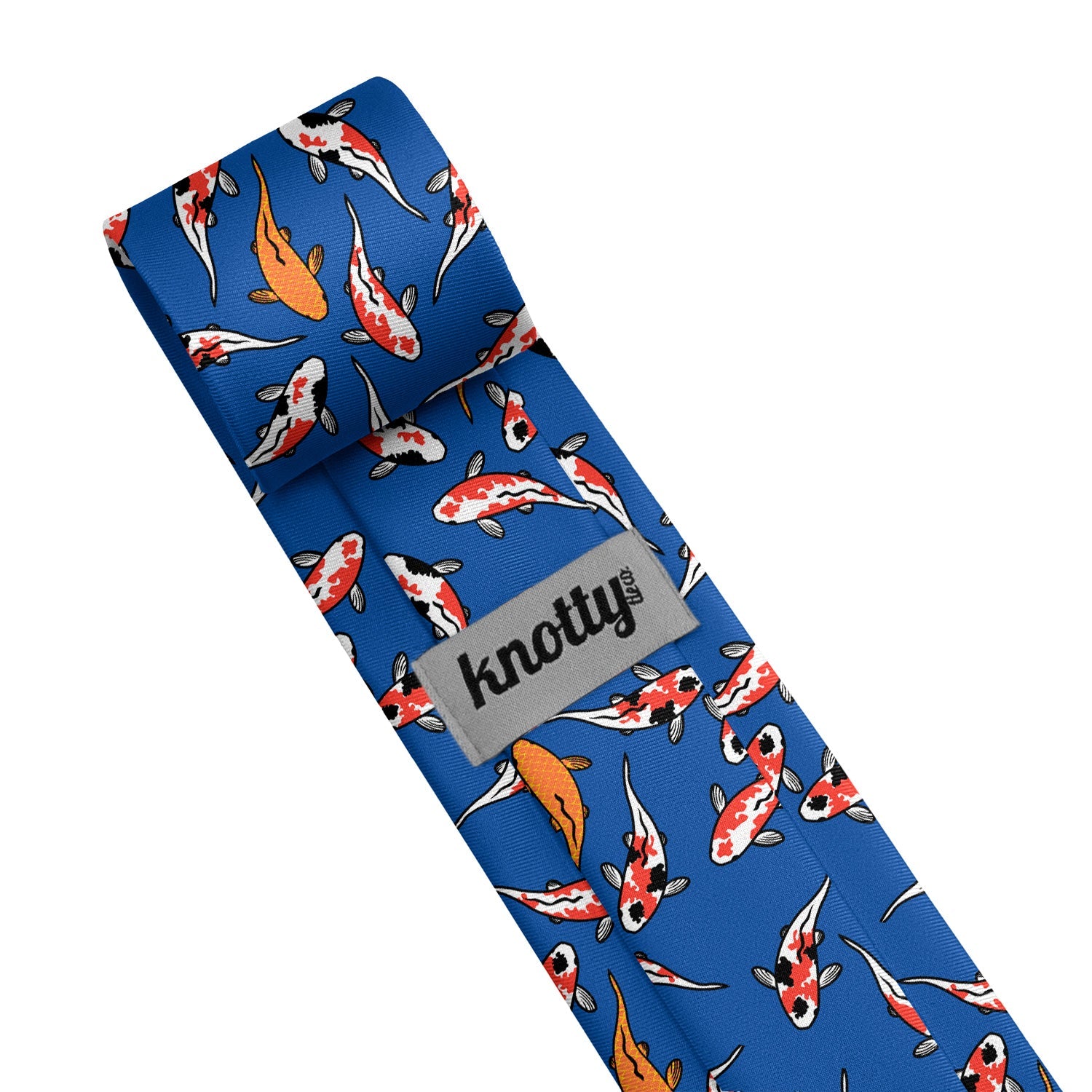 Koi Fish Necktie - Tag - Knotty Tie Co.