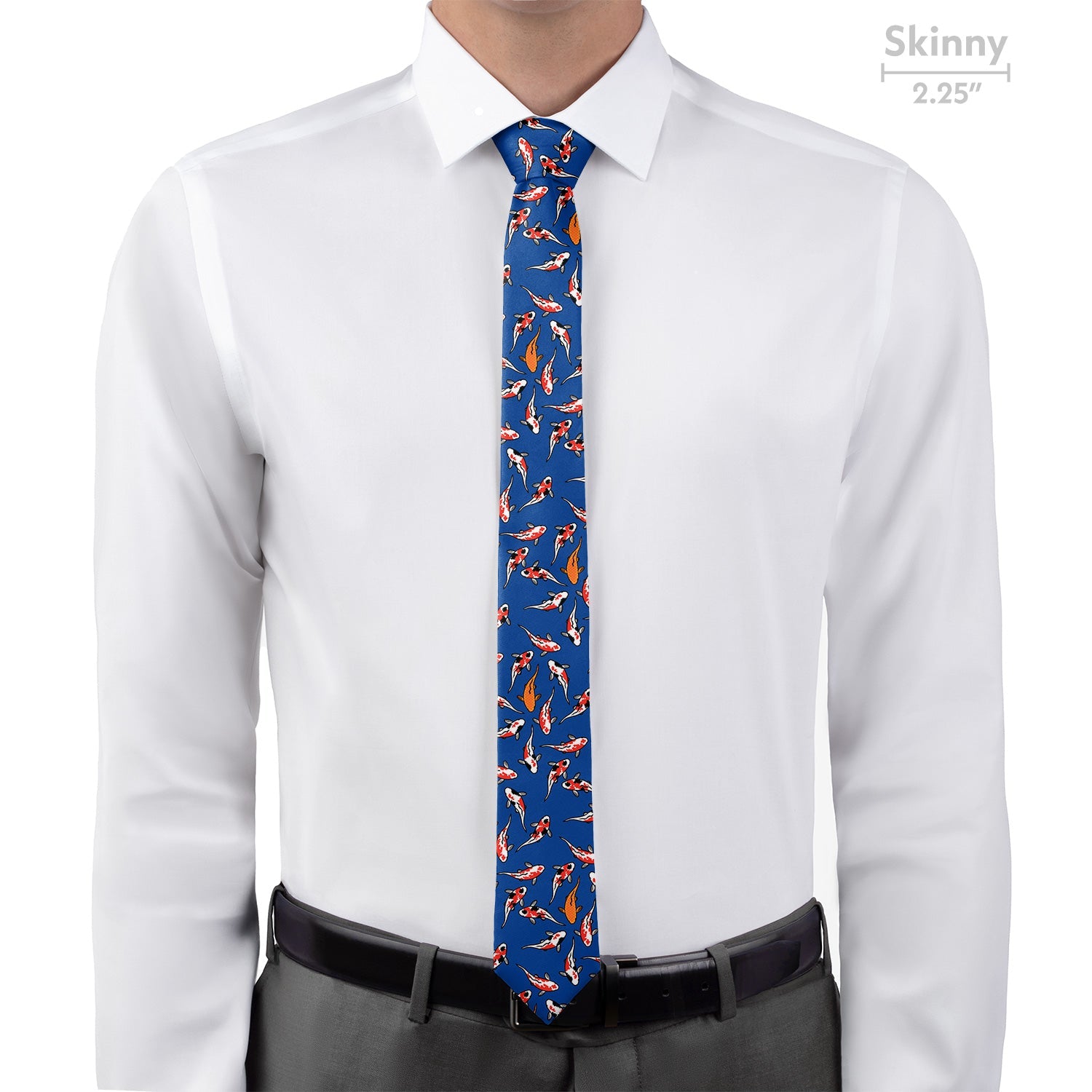 Koi Fish Necktie - Skinny - Knotty Tie Co.