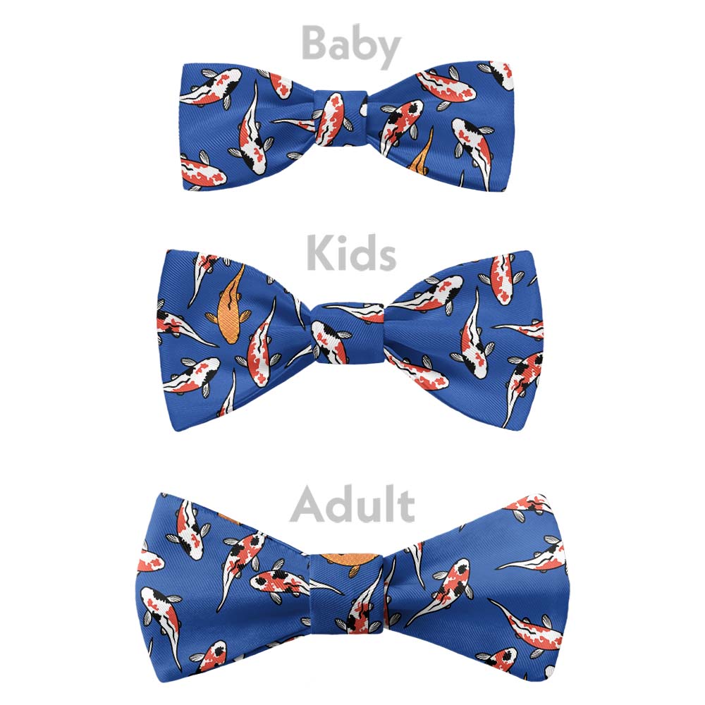Koi Fish Bow Tie - Bow Sizes - Knotty Tie Co.