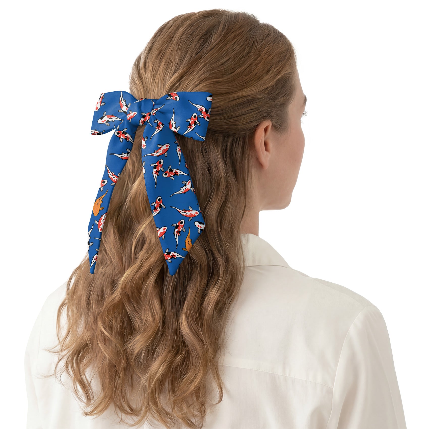 Koi Fish Hair Scarf - Hair Scarf - Knotty Tie Co.