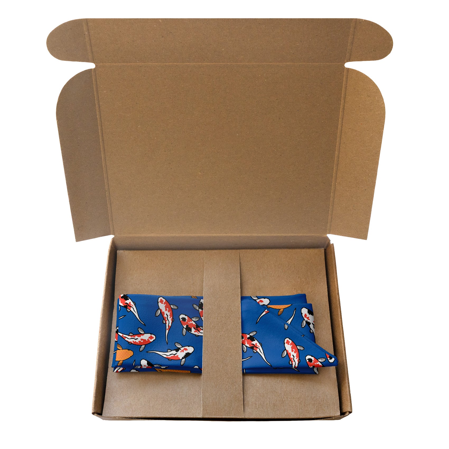 Koi Fish Hair Scarf - Packaging - Knotty Tie Co.