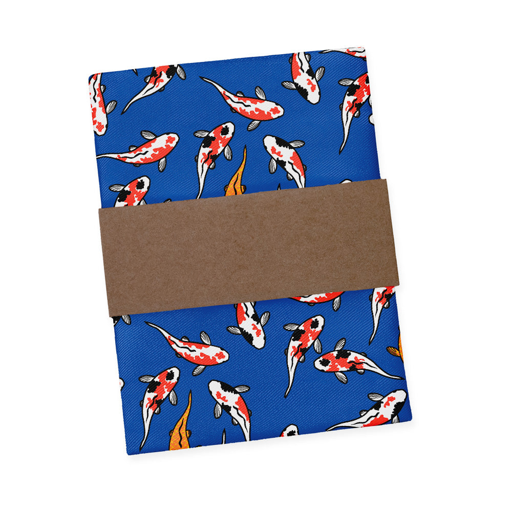 Koi Fish Pocket Square - Packaging - Knotty Tie Co.