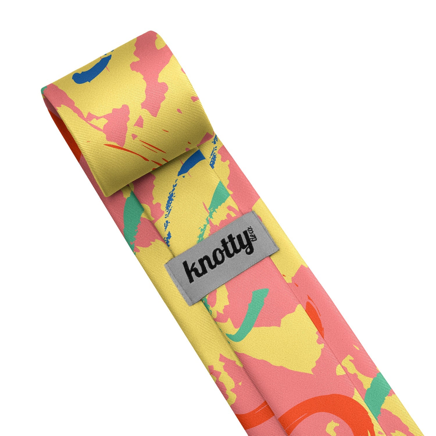 La Splash Necktie - Tag - Knotty Tie Co.