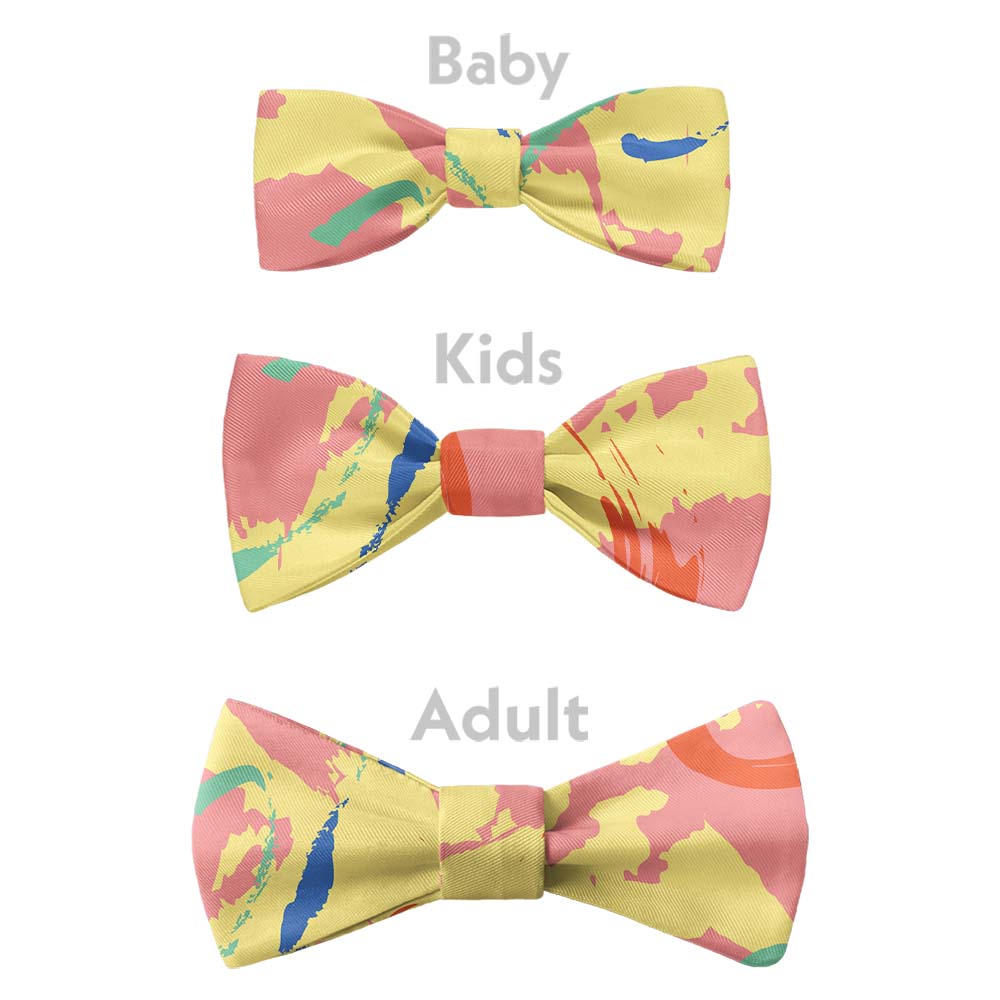 La Splash Bow Tie - Bow Sizes - Knotty Tie Co.