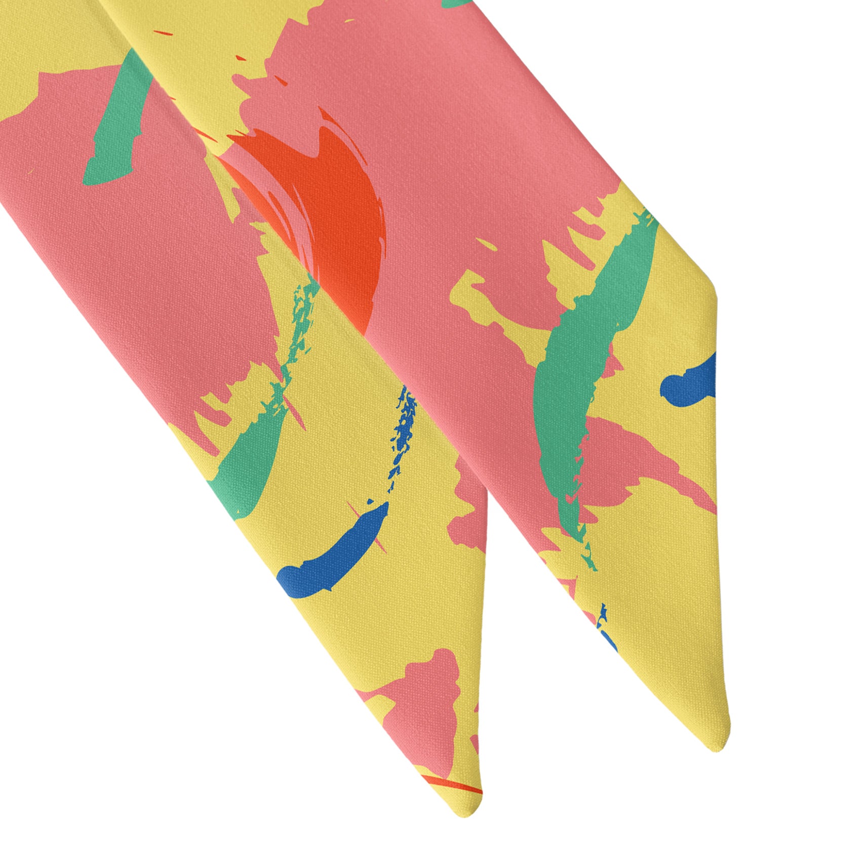La Splash Hair Scarf - Scarf Tapered Ends - Knotty Tie Co.