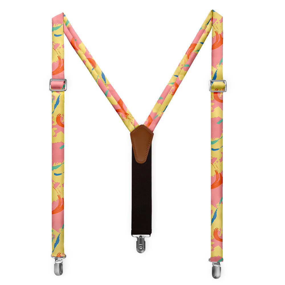 La Splash Suspenders - Full Front View - Knotty Tie Co.