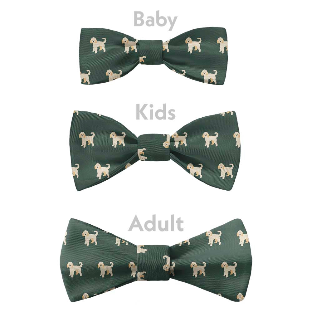 Labradoodle Bow Tie - Bow Sizes - Knotty Tie Co.