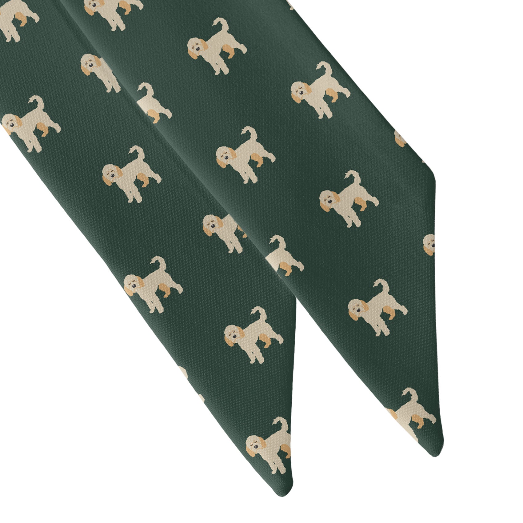 Labradoodle Hair Scarf - Scarf Tapered Ends - Knotty Tie Co.
