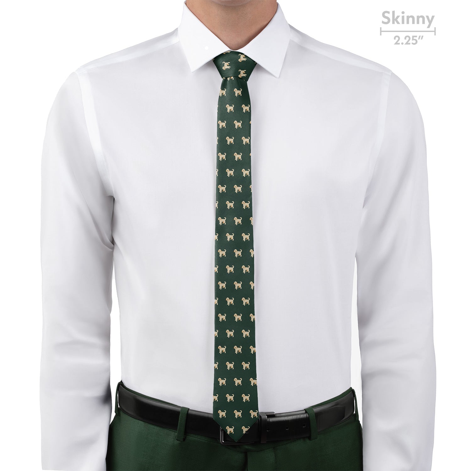 Labradoodle Necktie - Skinny - Knotty Tie Co.