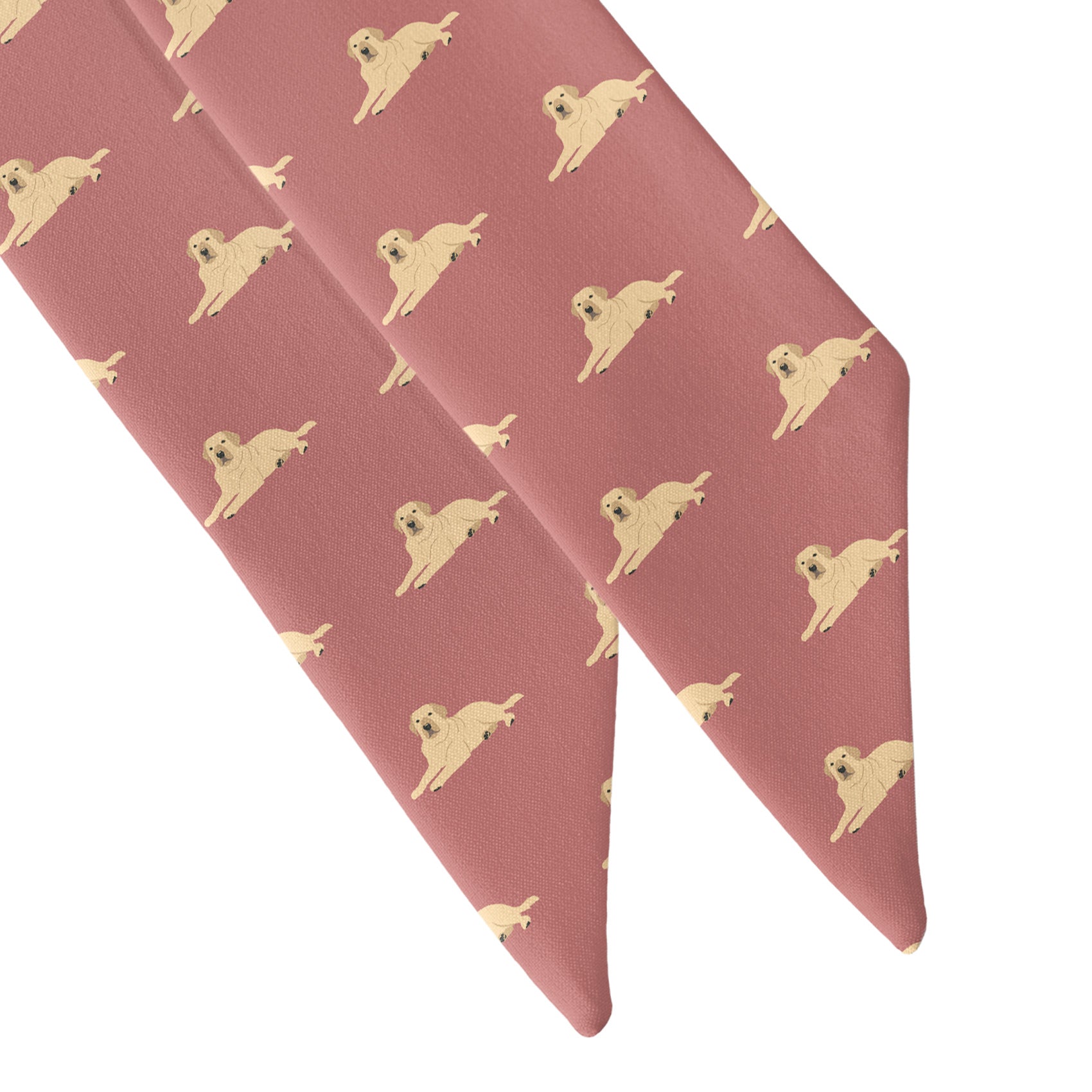 Labrador Retriever Hair Scarf - Scarf Tapered Ends - Knotty Tie Co.