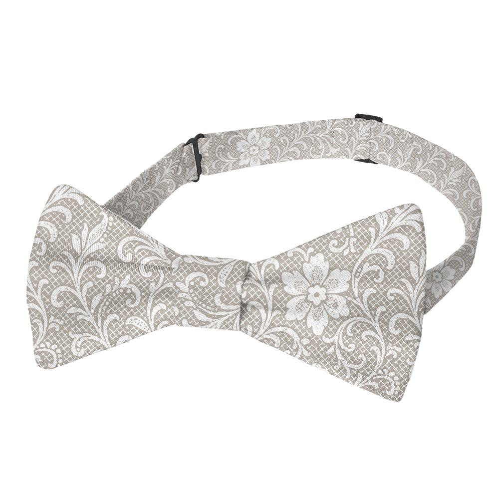 Lacework Floral Bow Tie - Pre-Tied Bow Tie - Knotty Tie Co.