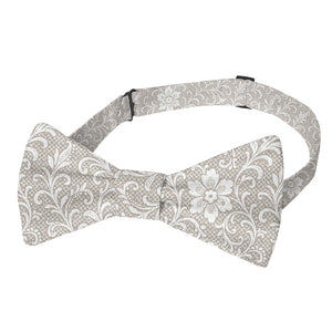 Lacework Floral Bow Tie - Pre-Tied Bow Tie - Knotty Tie Co.