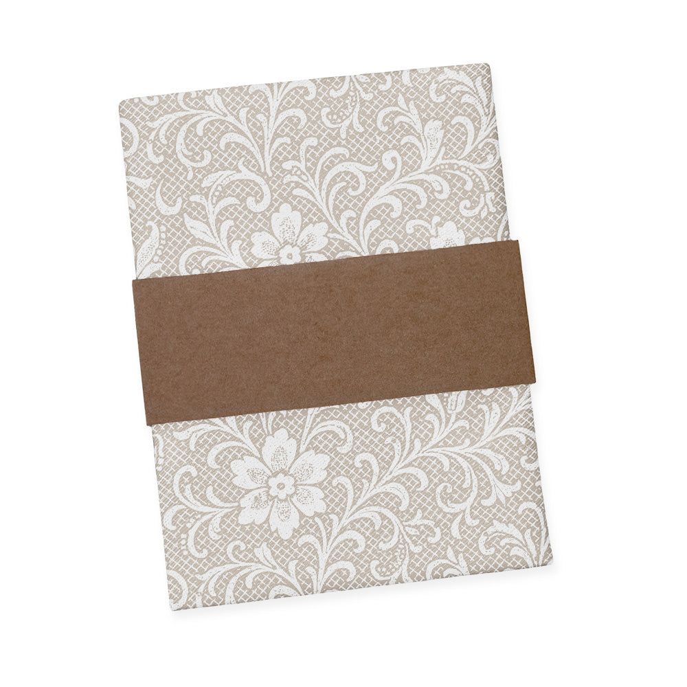 Lacework Floral Pocket Square - Packaging - Knotty Tie Co.
